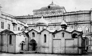 Frelserens kirke i skogen, i Kreml, Moskva, Russland av Unbekannt