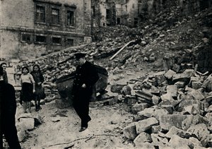 Churchill besøker Battered Malta, 1943, 1945. av Unbekannt
