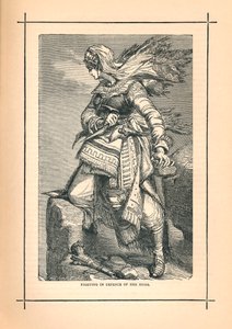 Circassian Women kjemper for Schamyl mot russisk invasjon, 1839 av Unbekannt