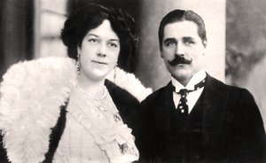 Clara Ellen Butt 1872-1936 og Kennerley Rumford 1870-1957, engelske sangere, 1906 av Unbekannt