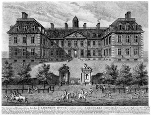 Clarendon House, Piccadilly, 1600-tallet, 1908 av Unbekannt