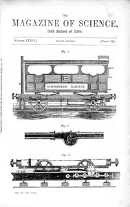 Clegg og Samudas atmosfæriske jernbane, 1845 av Unbekannt