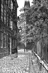 Cliffords Inn, Looking North, 1903 av Unbekannt