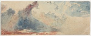 Cloud Study, 1800-tallet. av Unbekannt