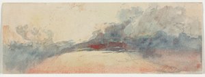 Cloud Study, 1800-tallet. av Unbekannt