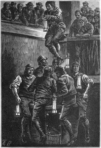 Kullgruveulykke, Seaham Colliery, County Durham, 1880 c1895 av Unbekannt
