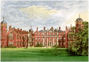 Cobham Hall, Kent, hjemmet til jarlen av Darnley, c1880 av Unbekannt