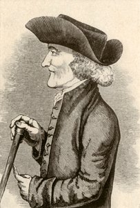 Cocked lue båret av en Quaker gentleman fra Pennsylvania, 1774, 1937. av Unbekannt