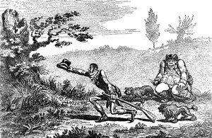 Cockney Sportsmen finner en hare, 1800 av Unbekannt