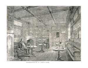 Kafferom ved St. Johns Gate, 1878 av Unbekannt