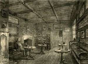 Kafferom ved St. Johns Gate, c1872. av Unbekannt