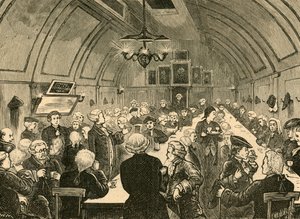 Cogers Hall, fra et gammelt trykk, 1897. av Unbekannt