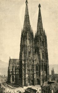 Kölnerdomen, 1890. av Unbekannt