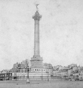 Julisøylen, Place de la Bastille, Paris, Frankrike, slutten av 1800- eller begynnelsen av 1900-tallet av Unbekannt