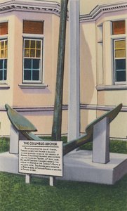 Columbus Anchor, Victoria Institute, Port of Spain, Trinidad, B.W.I., c1940-tallet. av Unbekannt