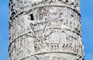 Søyle av Marcus Aurelius, detalj, Piazza Colonna, Roma av Unbekannt