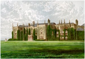 Combermere Abbey, Shropshire, hjemmet til Viscount Combermere, c1880 av Unbekannt