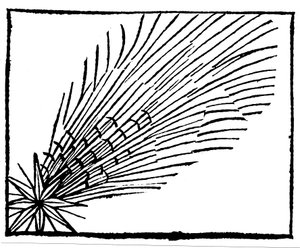 Komet av 684 Halley, 1493 av Unbekannt