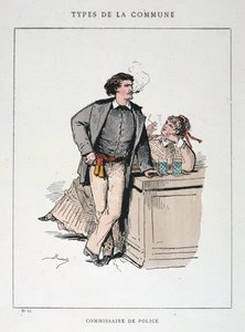 Politikommissær, Paris kommune, 1871. av Unbekannt