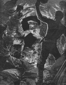 Ferdigstillelse av St Gotthard-tunnelen under Alpene, 1880 av Unbekannt