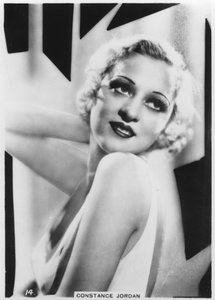 Constance Jordan, skuespillerinne, c1938 av Unbekannt