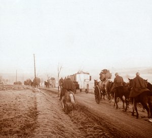 Konvoi, Genicourt, Nord-Frankrike, 1916 av Unbekannt