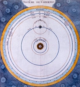 Kopernikansk heliosentrisk solsentrert system av universet, 1761 av Unbekannt