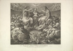 Jomfruens kroning, 1741. av Unbekannt