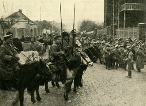 Kosakksoldater, første verdenskrig, 1914, c1920. av Unbekannt