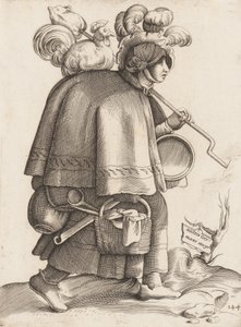 Kostymeplate: Wife of a Warrior fra Tyskland, ca. 1558-70. av Unbekannt