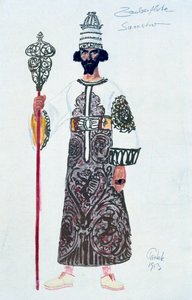 Kostymedesign for Sarastro, 1913 av Unbekannt