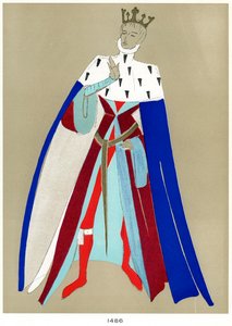 Kostyme fra 1486, tidlig til midten av 1900-tallet av Unbekannt