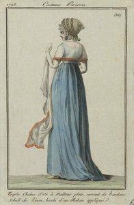 Parisisk kostyme, 1798. av Unbekannt