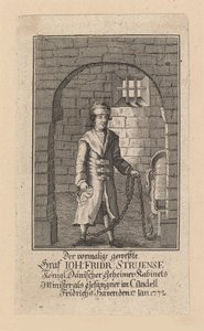 Grev Johann Friedrich Struensee 1737-1772, 1772. av Unbekannt