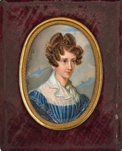 Grevinne Emilie Troubetzkoy, født prinsesse zu Sayn Wittgenstein 1801-1869, 1828. av Unbekannt