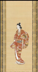 Courtesan, Edo-perioden, 1661-1673. av Unbekannt