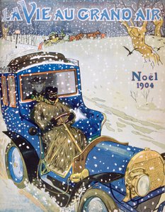 Omslag til juleutgaven av magasinet La Vie au Grand Air, 1904 av Unbekannt