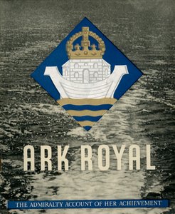 Omslag til brosjyre om HMS Ark Royal, 1942. av Unbekannt