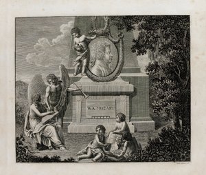 Cover av den første utgaven av vokalpartituret til operaen Così fan tutte av W.A. Mozart, 1794. av Unbekannt