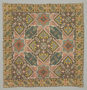 Omslag med geometrisk design, 1800-tallet. av Unbekannt