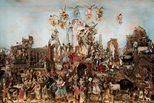 Crèche, midten av 1700-tallet. av Unbekannt