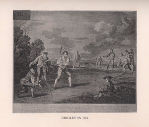 Cricket i 1743 1912 av Unbekannt