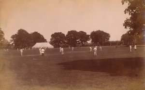 Cricketkamp, slutten av 1800-begynnelsen av 1900-tallet. av Unbekannt
