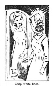 Skarpt hvitt lin, 1940 av Unbekannt