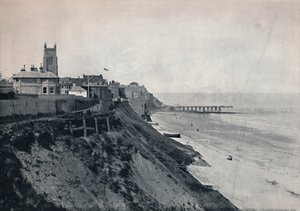 Cromer - Viser kirken på klippene, 1895 av Unbekannt