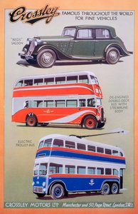 Crossley Motors annonse, 1937 av Unbekannt