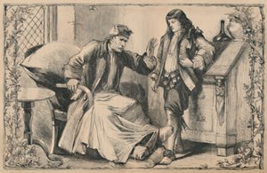 Crusoe rådet av sin far, c1870 av Unbekannt