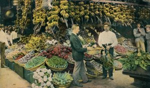 Cuban Fruit Store, c1910 av Unbekannt