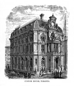 Custom House, Toronto, Ontario, Canada, 1800-tallet av Unbekannt