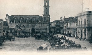 Custom House and Square, Havana, Cuba, c1900 av Unbekannt